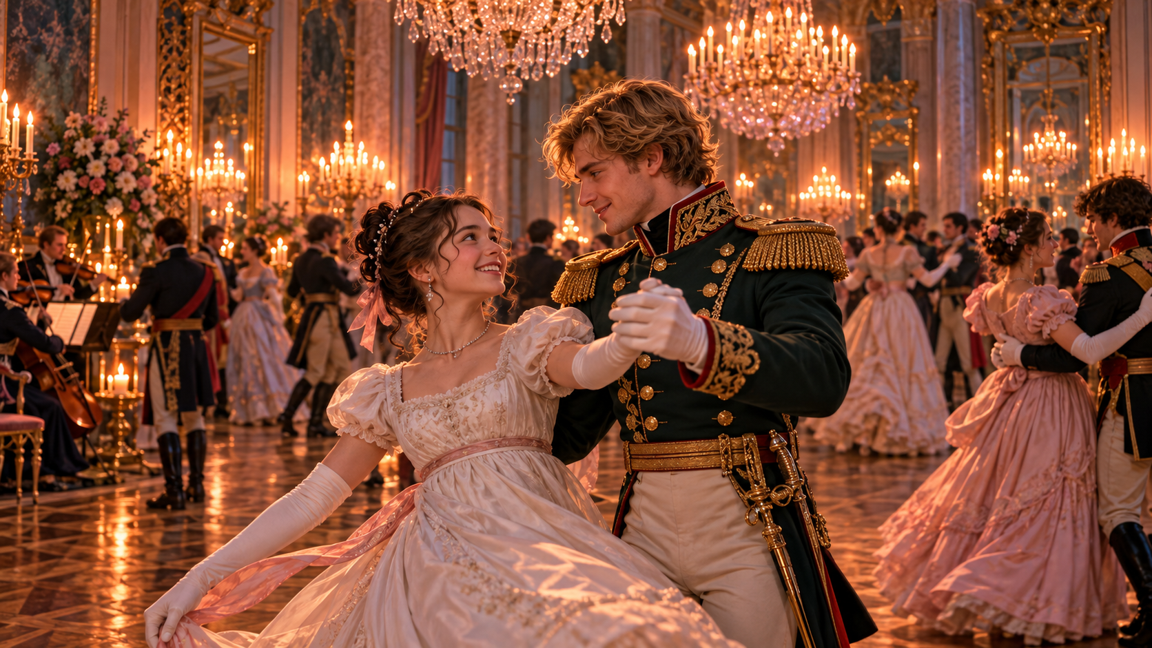 Tolstoy and Moscow word building — a grand ball in a candlelit palace hall in the age of War and Peace