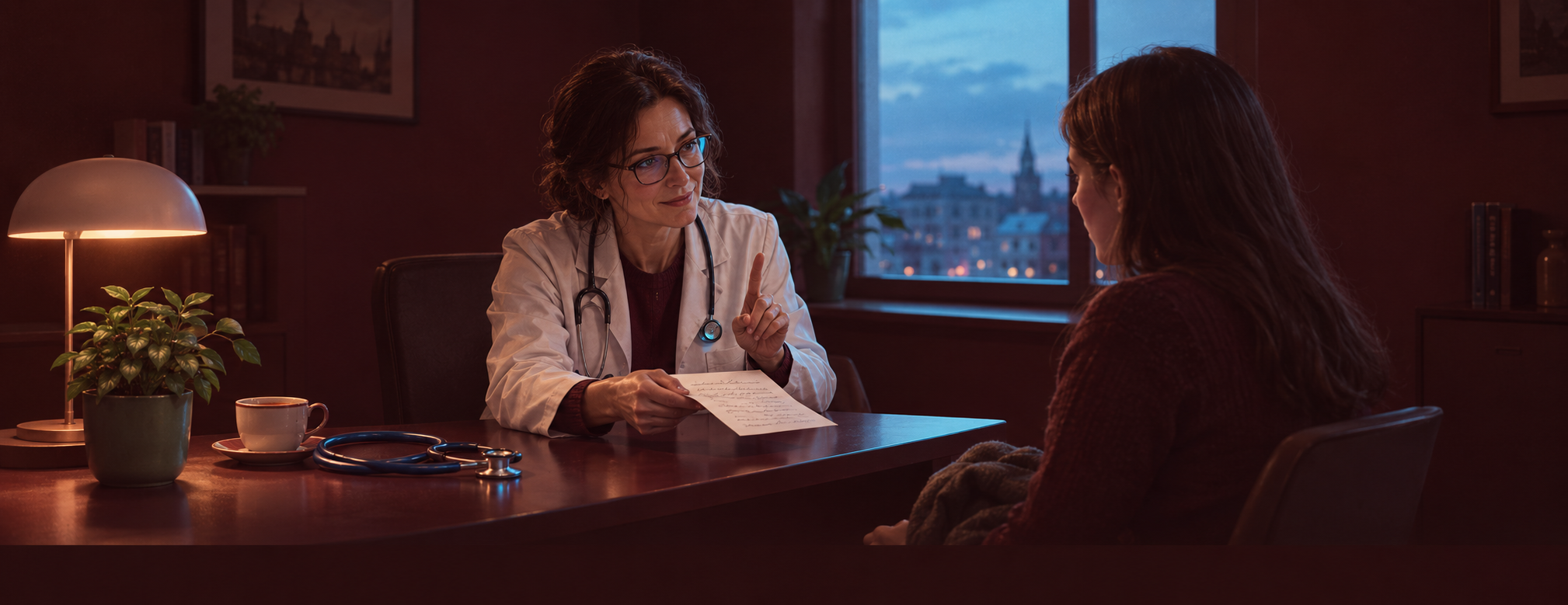 A doctor advising a patient — mandative subjunctive: recommendations and requirements