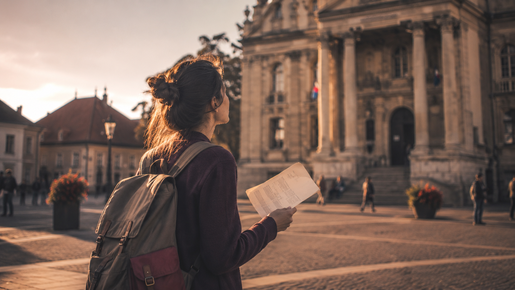 A2 Lesson 3 Home reading — a traveller asking for directions to a government building and other places in town