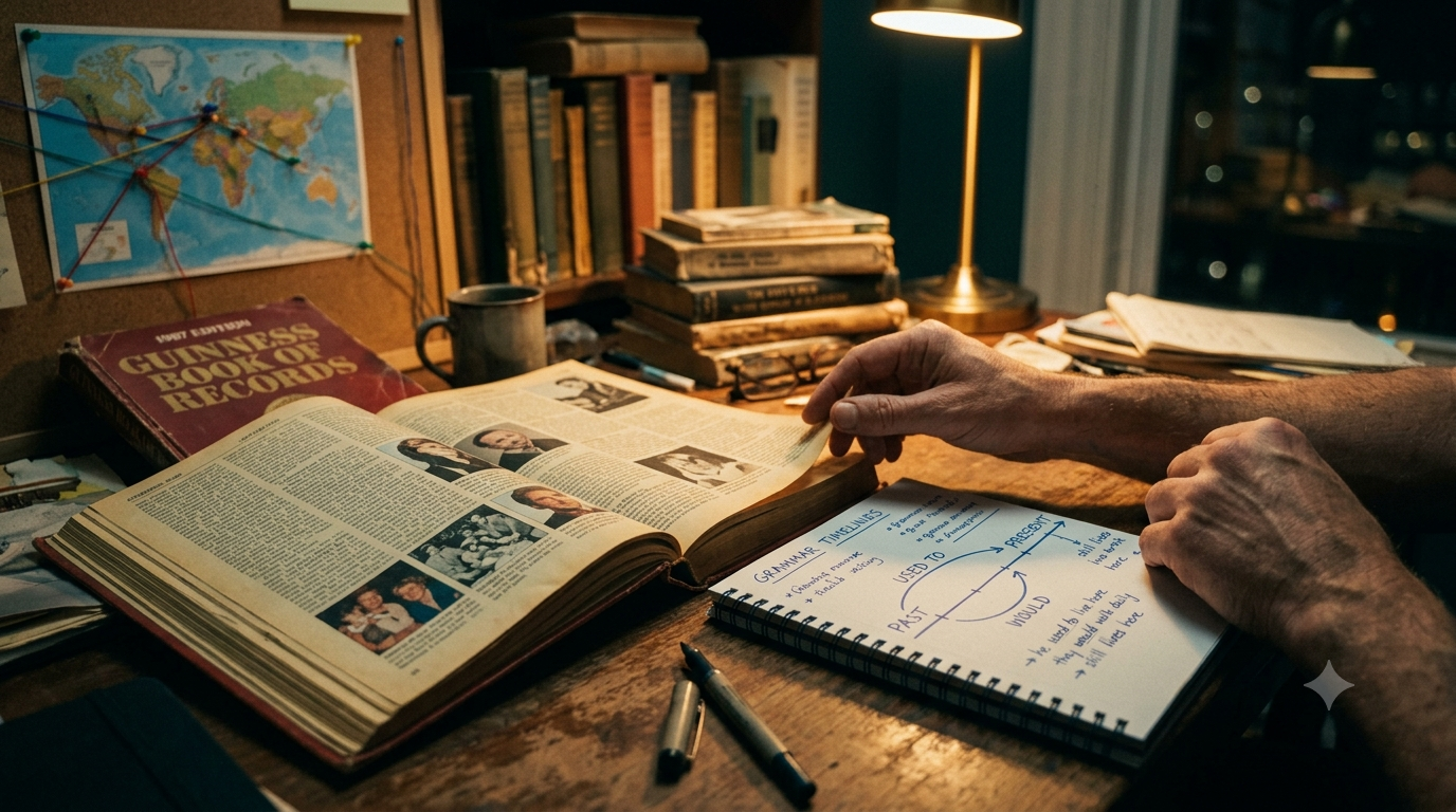 Storytelling about past habits and records — B2 Lesson 2 Grammar
